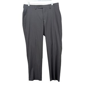 Lauren Ralph Lauren Mens Dress Pants Paisley Inner Trim Sz 33x30 Black Classic